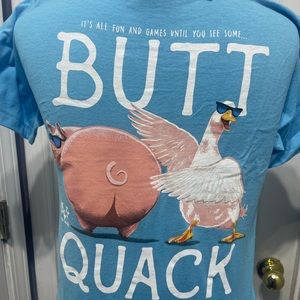 New butt quack t shirt